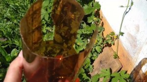 Защита замка из пластиковой бутылки