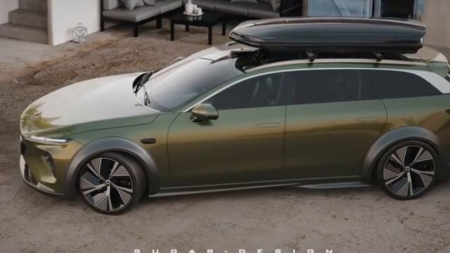 Дизайн концепт-кара NIO ET7, вам нравится эта версия для путешествий?#автомобиль #авто смотреть онлайн