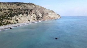 Aphrodite's Rock left side walk Pissouri Limassol Paphos Cyprus