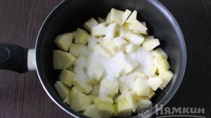 Нежный мусс из зелёных яблок