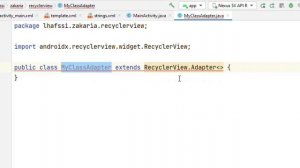 71 - RecyclerView -  Part 1(Android Studio) - شرح