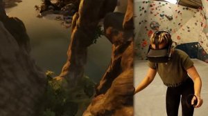 Rock Climbers Try The Climb In Virtual Reality On Oculus Quest