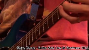 Steve Morse VS Ritchie Blackmore {Guitar Solo live 2011}