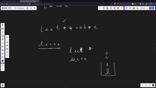 2390. Removing Stars From a String - JAVA (Stack + StringBuilder - Detailed explanation) смотреть онлайн