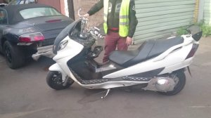 Тюнингованный макси скутер