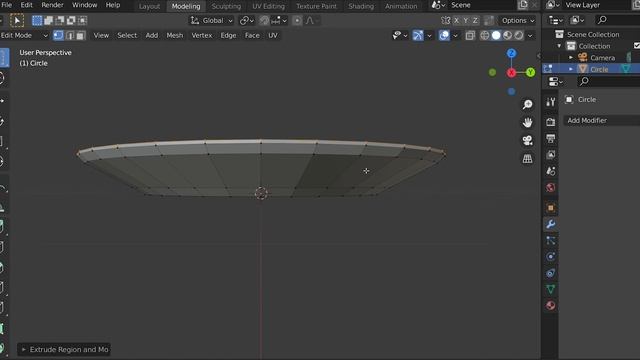 Как сделать тарелку в Blender Урок