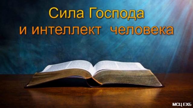 "Сила Господа и интеллект человека". М. В. Алексеев. МСЦ ЕХБ. смотреть онлайн