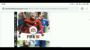 FIFA 10 ERROR NOT INSTALLED CORRECTLY PLEASE REINSTALL