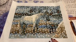 Оформила. 1245 Риолис. Вышивка крестиком.