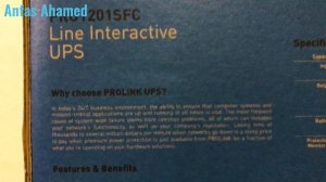 PROLINK UPS PRO1201-SFC/SFCU - UNBOXING INSTALLATION | 4K | Anfas Ahamed