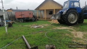 МТЗ-82 против пенька 30 летней берёзы