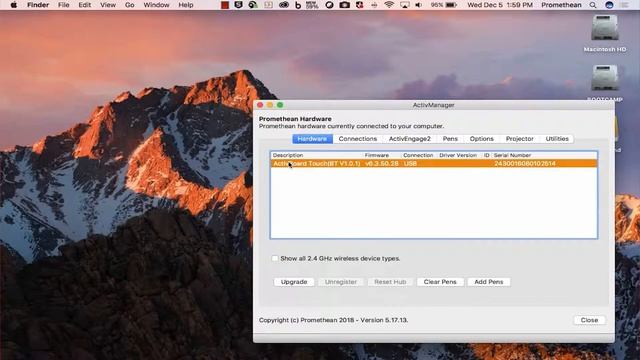 Как обновить прошивку интерактивной доски ActivBoard смотреть онлайн