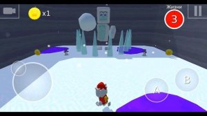 ПОБЕЖДАЕМ! Старый БОСС ЙЕТИ С ПИНГВИНАМИ в Супер Беар Адвенчер | Super Bear Adventure прохождение