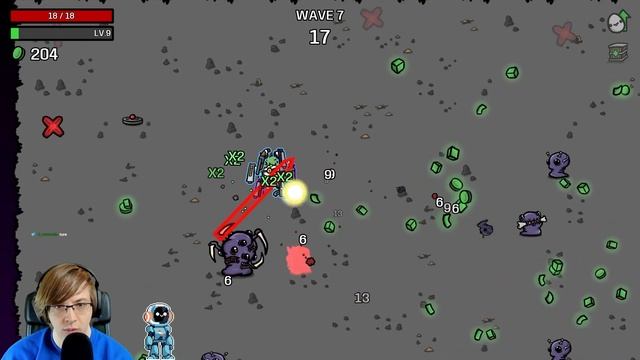 BOUNCY BULLETS ARE CRAZY!!! | Brotato смотреть онлайн