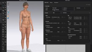 Создание аватара на индивидуальную фигуру в CLO3d