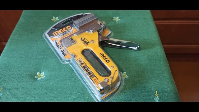 Отличный, недорогой строительный механический степлер 3 в 1 INGCO HSG1405. Excellent, inexpensive.. смотреть онлайн