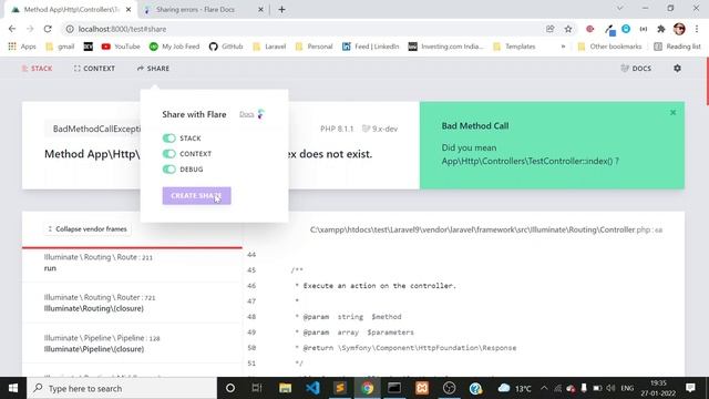 Laravel 9 New Error Page | Ignition Error Page | Laravel 9 Updates | Laravel News | Ajay Yadav смотреть онлайн