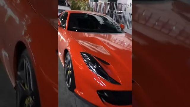 #Ferrari 812 #superfast car on #chinese #road "Only those who dare truly live"