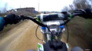 Осенние покатушки на пит байках. BSE 125 mx и IRBIS ttr 125.
