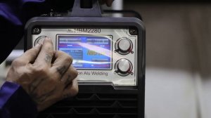 HZXVOGEN HBM2280 250A mig aluminum welder settings and review.