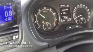 Skoda Fabia RS 1.4 TSI 180 PS DSG 0-100 & 0-60 km/h acceleration MINI ROCKET!