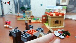 Собираем Лего Песочная Деревня