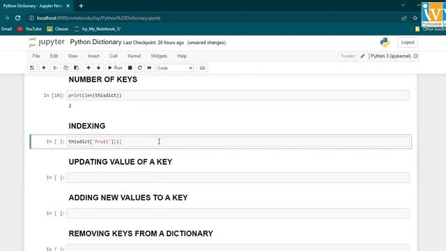 Dictionary in Python | Properties | Python Tutorial | Ivy Pro School