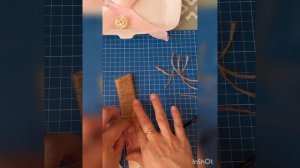 Объемная буква из картона и ниток