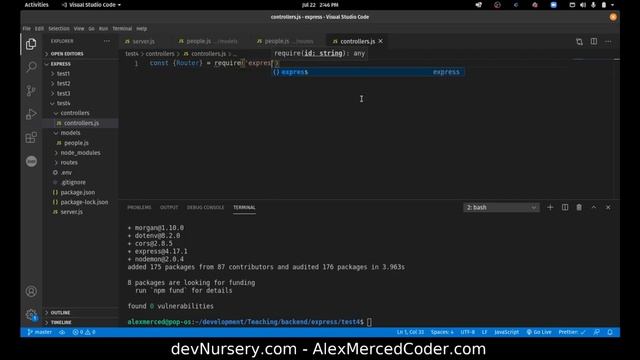AM Coder - FULL CRUD EXPRESS API IN 25 MINUTES смотреть онлайн