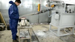 Заливка фигурки Орла нв установке ОДЭКС II Вакуум в Гараже