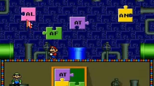 Mario's Early Years!: Fun with Letters (SNES) смотреть онлайн