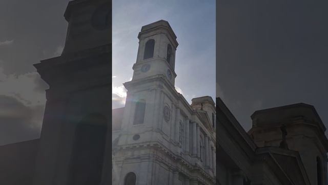 Evening bell at church (6PM) 🔔 #evening #church #life #france #video