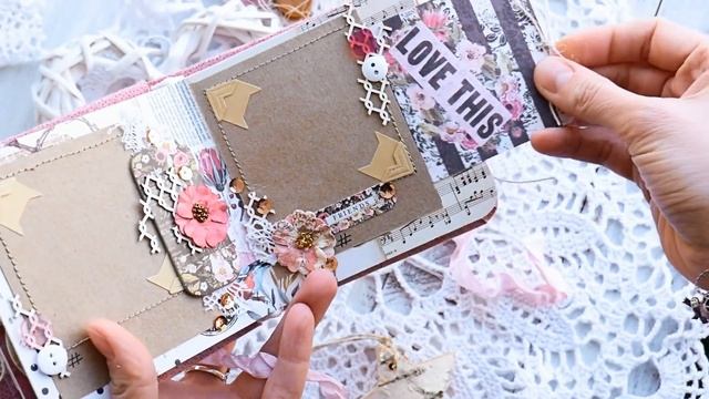 Scrapbooking | Mini album Instabook | Скрапбукинг | Мини альбом Инстабук смотреть онлайн
