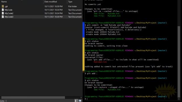 [Git] How to create a commit + learn the basics of VIM text editor смотреть онлайн