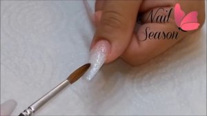 DIY Acrylic nails baby boomer Nail Art Tutorial for beginners 2016