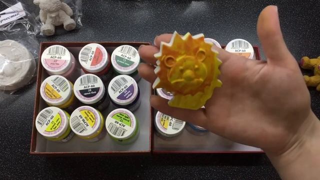 Фигурки из гипса для детского творчества!Чем занять ребёнка?Делаем сами фигурки из гипса! смотреть онлайн