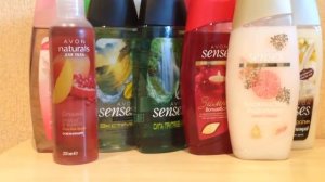 Мои запасы уходовой косметики (гели для душа от эйвон,фаберлик,ив роше) ч.2
