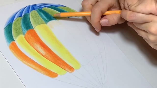 Рисуем цветными карандашами.Пошагово . Для начинающих.