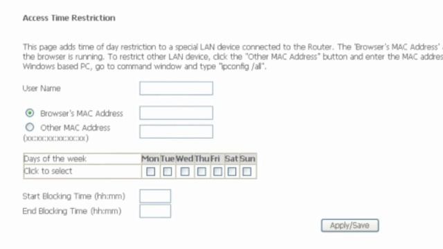 D-link router DSL 2790u MAC address block wifi users | d'link router block system, Technical Imrul
