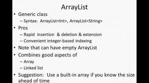 Java Collections Nugget 6Basis of Built in Java ArrayList