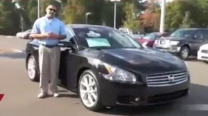 2009 Nissan Maxima For Sale Sport Package Used Black on Black c190433a.m4v