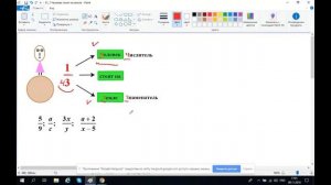 № 2. Числитель и знаменатель дроби. Что это?