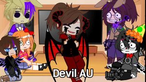 Afton family react to Michael AU // Gacha neon // FNAF // Michael angst?