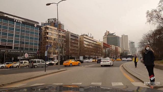 DRIVING TOUR OF ANKARA 4K | KIZILAY BAHCELIEVLER CINNAH CANKAYA TUNALI HILMI ULUS | Ankara 2021 4K смотреть онлайн