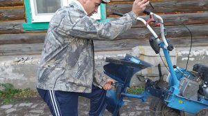 Оборотный плуг для мотоблока Нева, Ока и т. д