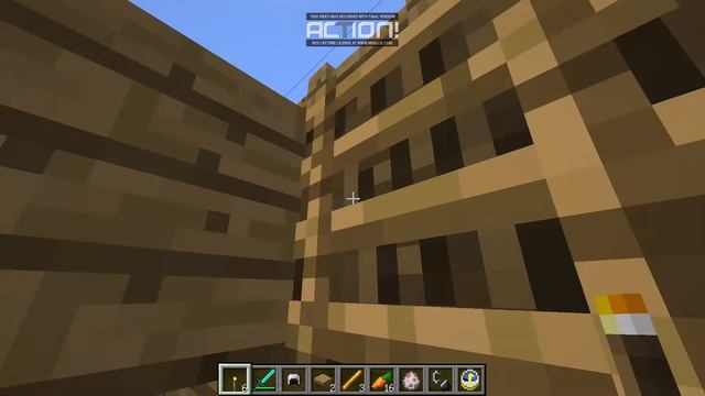 Обзор железнодорожного вокзала в деревне жителей №13 в майнкрафт/ minecraft постройки