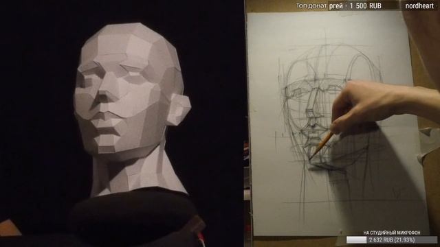 РИСУНОК ГОЛОВЫ #2 Как научиться рисовать голову?