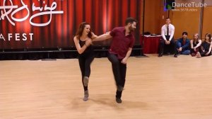 Improv West Coast Swing Dance - Ben Morris & Alyssa Glanville - Budafest 2018 Pro Show