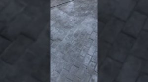 Как убрать цемент с брусчатки