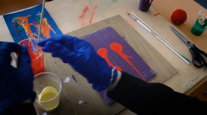 Мастер-класс "Рисование в технике ниткографии"